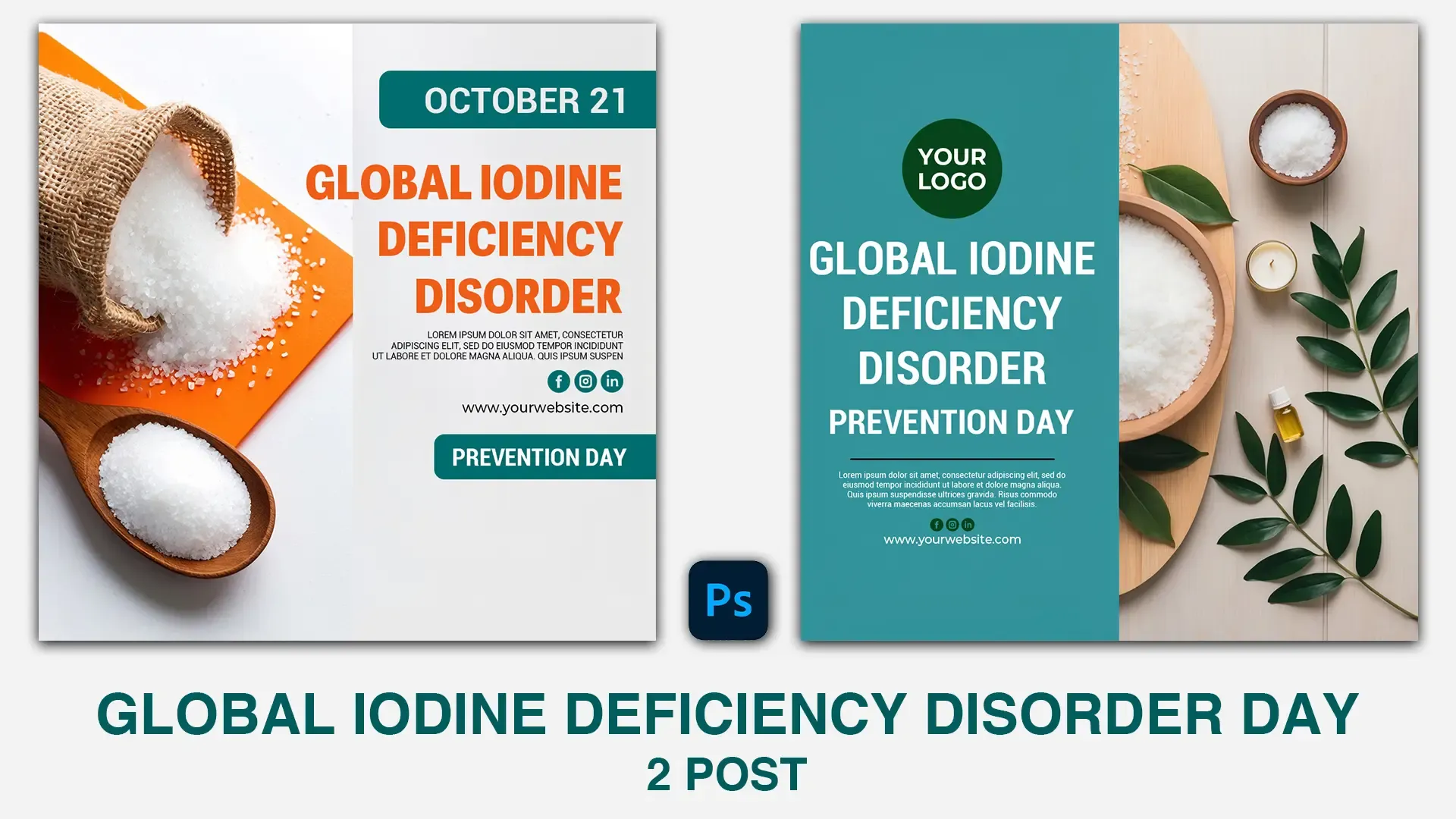 Essential Nutrients Awareness Global Iodine Deficiency Day Instagram Post